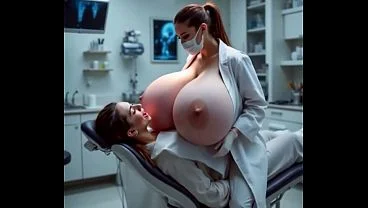 3D AI HQ Breast Expansion Big tits Firm tits Solo dentist POV wSound added